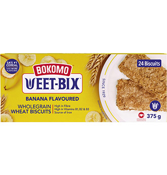 Weet-bix Banana Flavoured Wholegrain Wheat Biscuits preview image