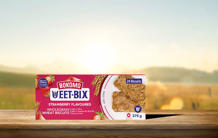 Weet-bix Strawberry Flavoured Wholegrain Wheat Biscuits